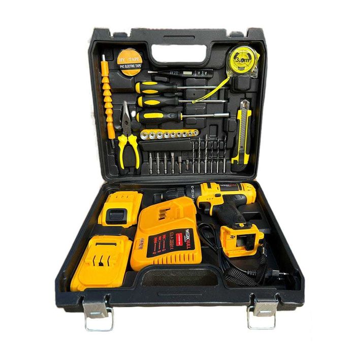 Акумулаторен Ударен Винтоверт 36V, с 2 батерии Ъглошлайф 125 мм 1200W