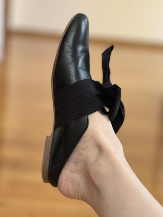 Мюли кожаные Италия