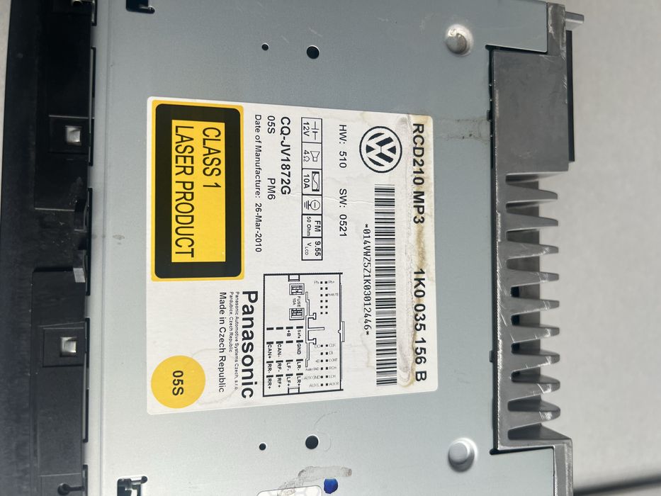Оригинално CD радио за VW голф