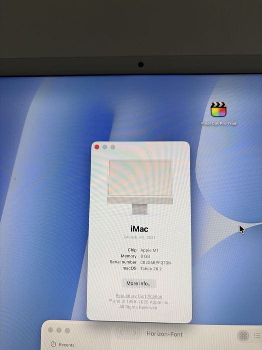 Apple iMac M1 2021 - 24in Silver
