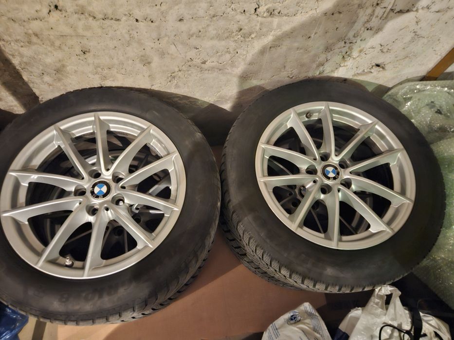 Vând jante  17-5x112 Bmw G30/31 anvelope iarna 225 55 17