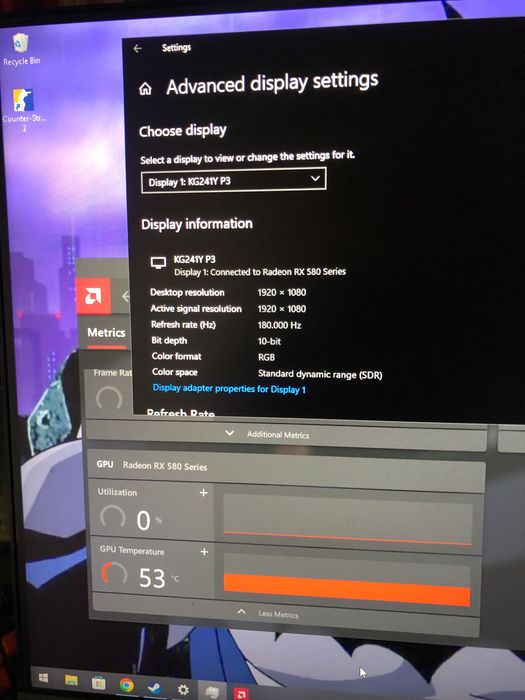 vand pc mid gaming+monitor 180hz