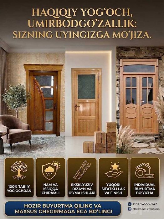 Yog'och (taxta) eshik-deraza romlar, nalichnik Окна и двери из дерева
