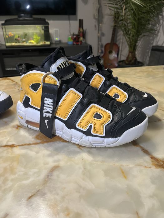 Nike Air More Uptempo ’96 Black/White & BTTHS Yellow – mărimea 39