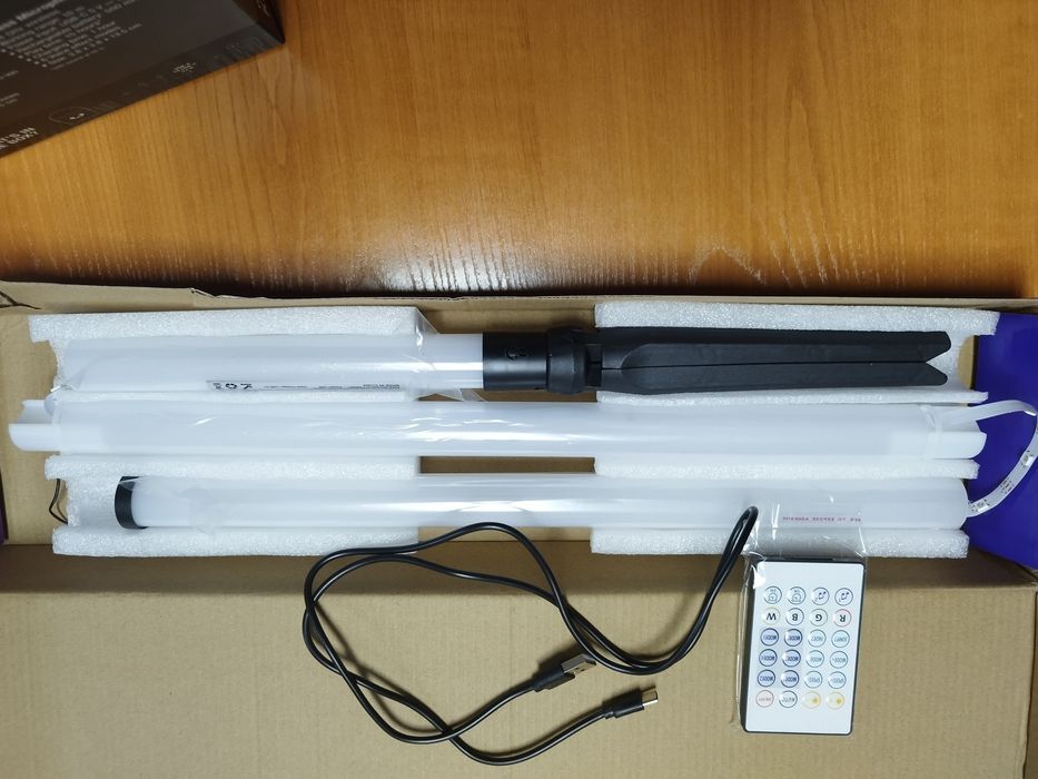 LED RGB подови лампи 2 броя