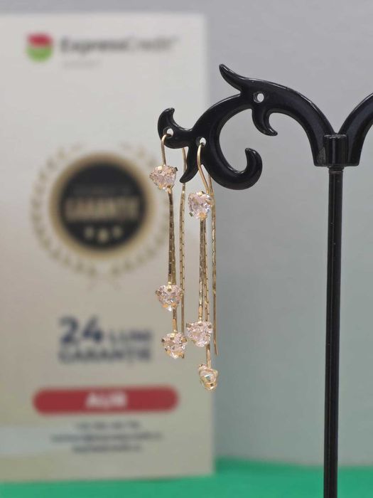 Cercei aur 14K 2.54g [Ag45 Bacau1 B.13160.1.42]