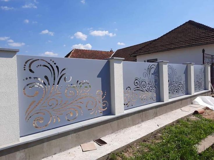 Balustrade si Garduri set Poartă decupat la CNC
