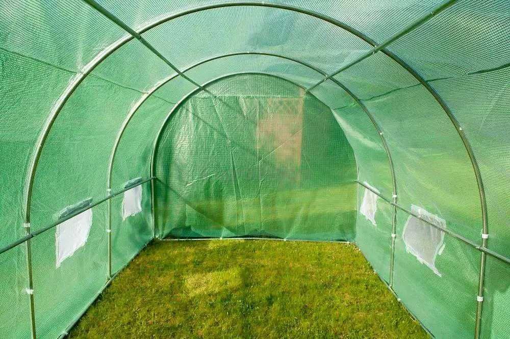 Solar de grădină 3x2x2m, polietilenă 180 g/m2 UV+, țeavă 26 * 0.8 mm