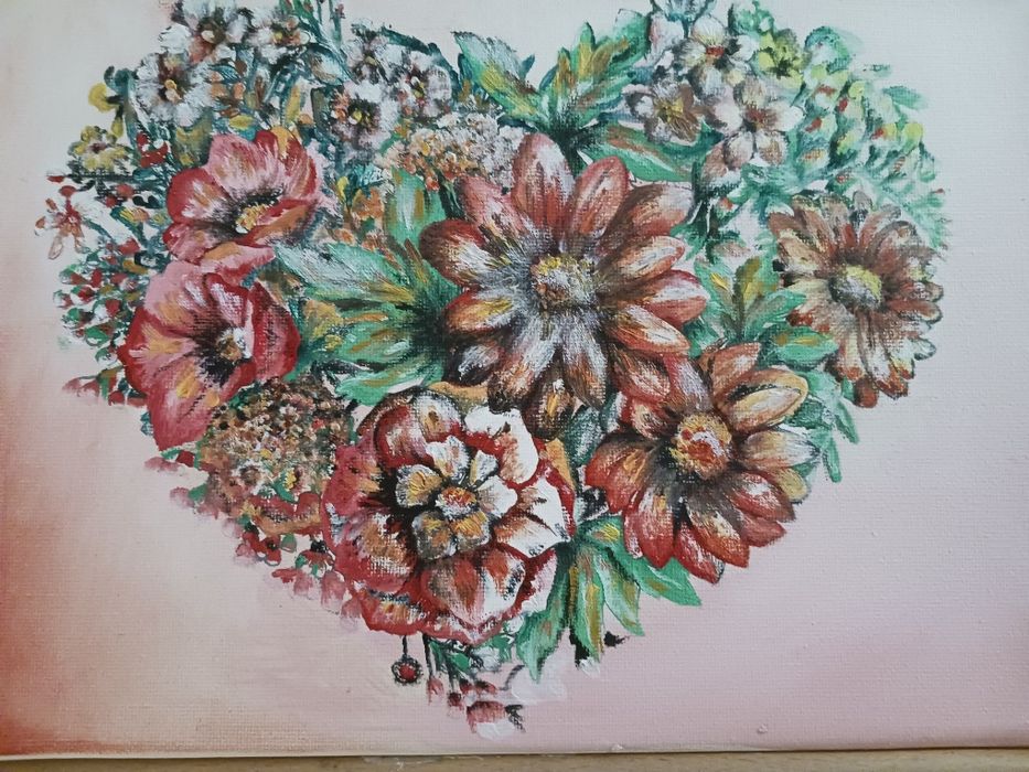 Tablou pictat in ulei/panza 30x20cm