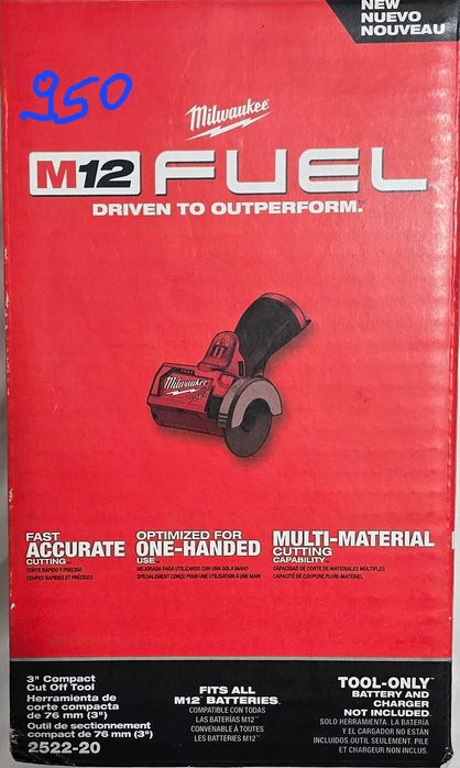Flex Milwaukee 2522-20 CutOff , M12 FCOT