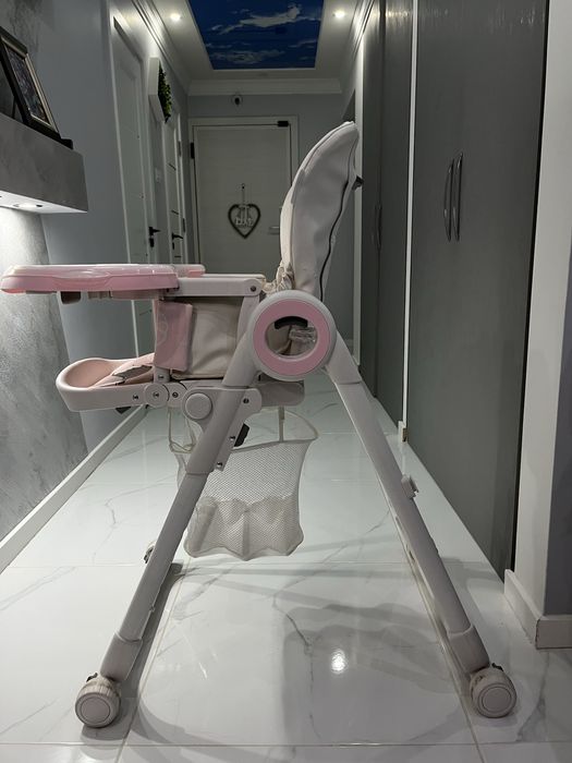 Chipolino Стол за хранене Master Chef, Розова водa