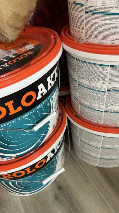 Силикат силиконова мазилка 1.5мм POLOAKRIL 80 лв за брой