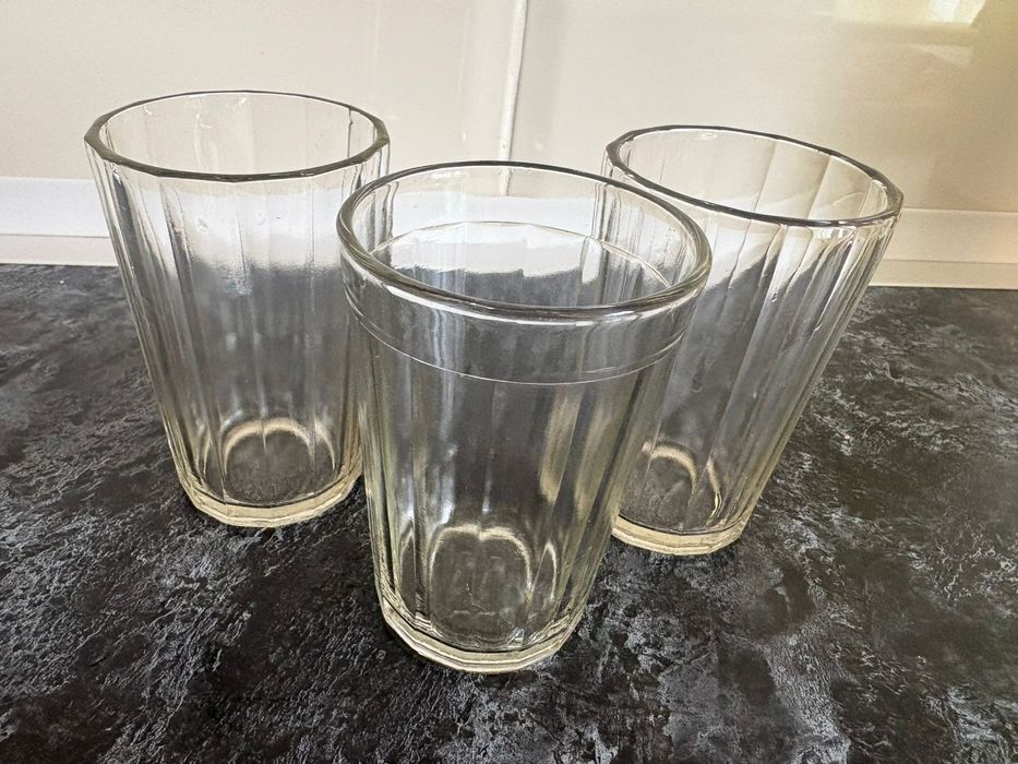 Стаканы граненные советского производства