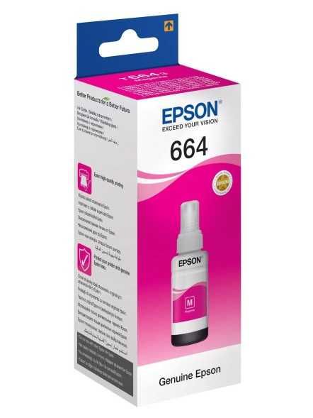 ОРИГИНАЛ Набор Чернил Epson EcoTank 664 C13T66414A