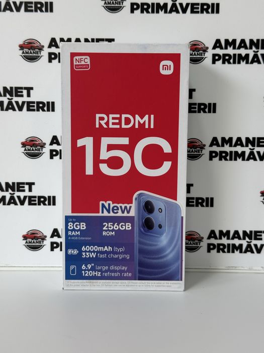 Redmi 15C NOU 256 GB Black Garantie