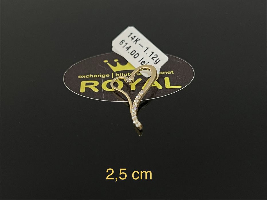 Bijuteria Royal CB : Pandant aur nou 14k 1,12gr