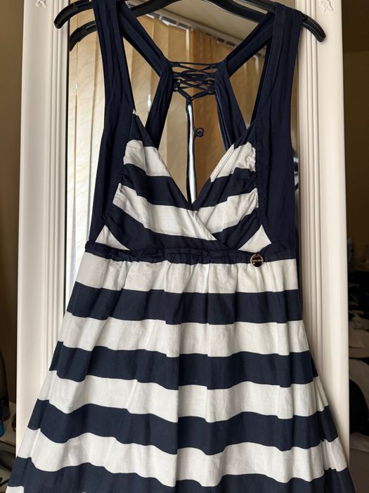 Лятна рокля , памук ,рае,ефектен гръб