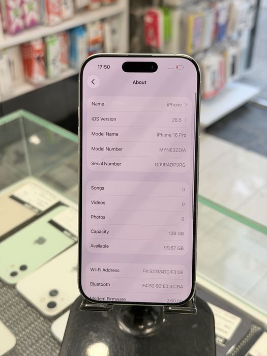 Apple iPhone 16 Pro  128GB Desert Titanium