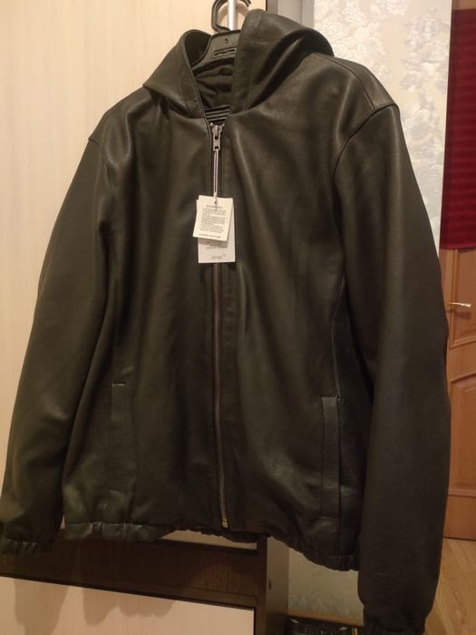 Кожаная куртка мужская 100% оригинал