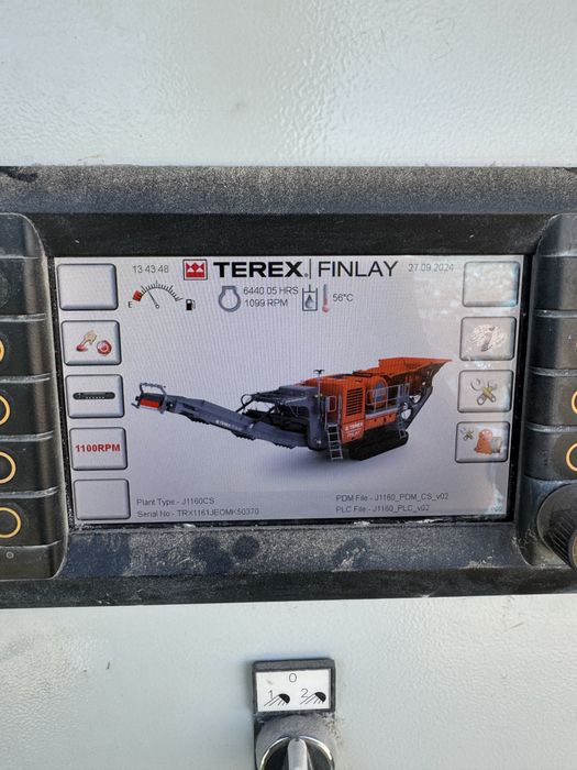 Concasor mobil cu falci TEREX FINLAY JS 1160