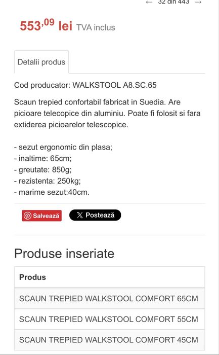 Scaun vanatoare