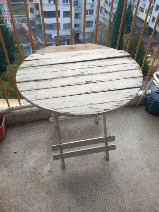 Дървета сгъваема маса