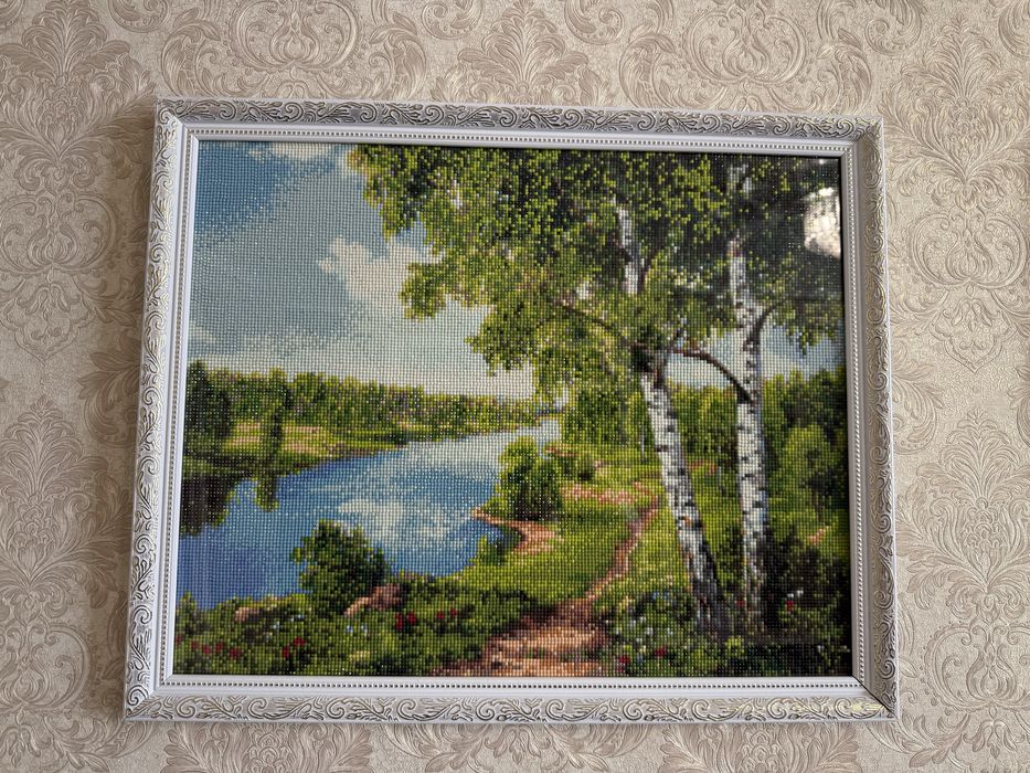 Картина в технике алмазная мозаика