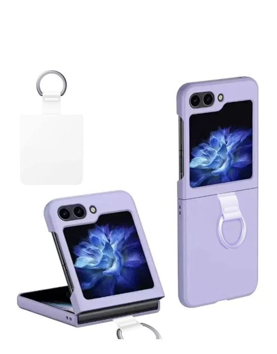 Samsung Z FLIP 5 Z FLIP 6 7SE 7 Husa 360 Plastic Fata Spate Suport Deg