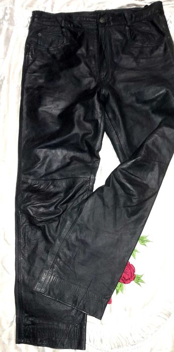 Мъжки панталон естествена кожа