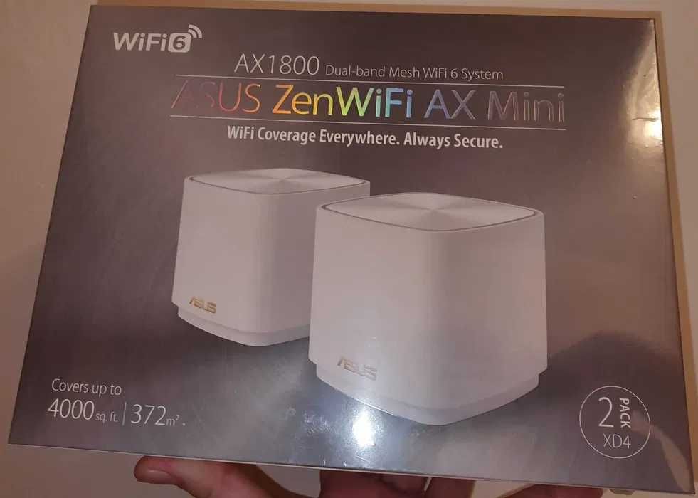 Sistem Mesh Asus ZenWiFi AX Mini XD4 2pack Wi-Fi 6 Router Wireless Nou