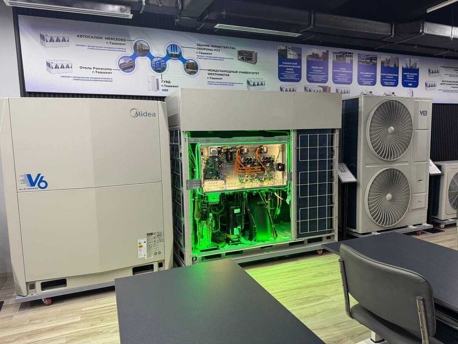 Канальный кондиционер Midea-96 (28кВт) Высоконапорный. Инвертер