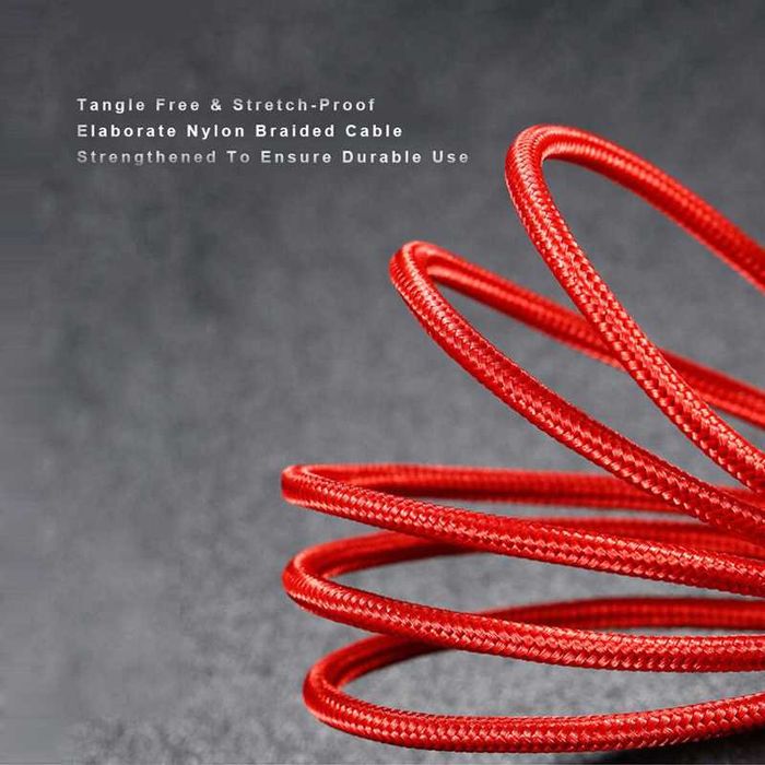 microUSB / Lightning кабел за зареждане и данни - 2м