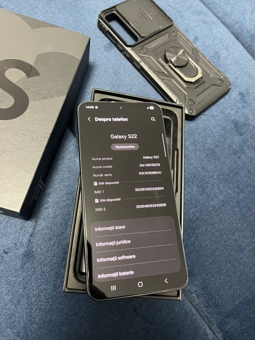 Samsung S22 5G Black 128GB Dual Sim