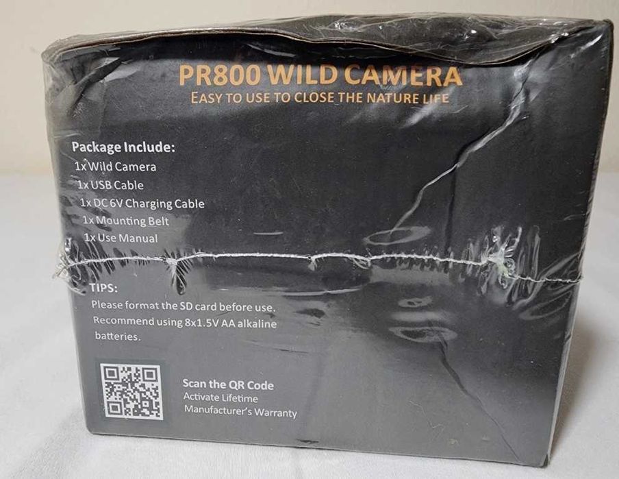 Cameră de urmărire HAZA, 58MP,cu 2.7K HD, cameră de vânătoare cu vedere nocturnă activată prin mișcare, impermeabilă IP66