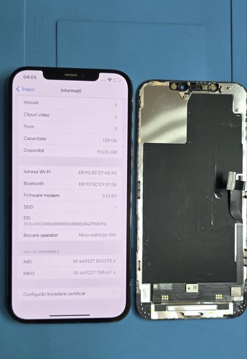 Placă Bază  iPhone 12 Pro Max  128 GB / Liberă / FACE ID