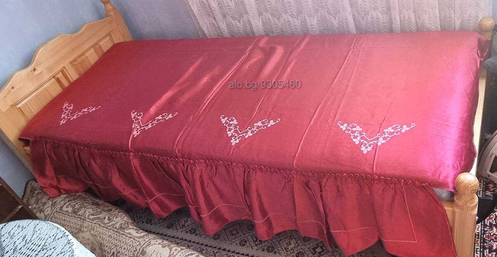 продавам единично легло от масив