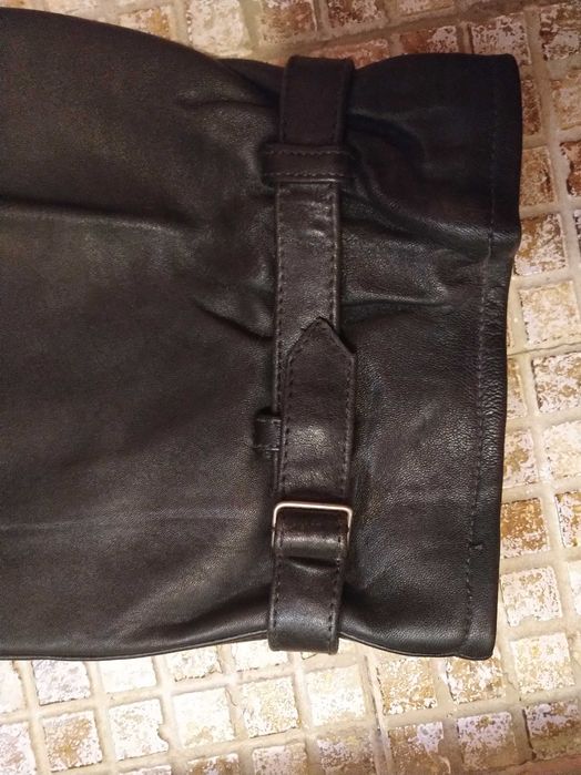 Кожен мото панталон