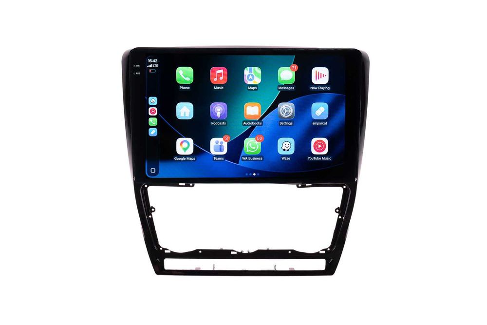 Navigatie Skoda Octavia 2 Android 14 , Apple Carplay , Android Auto + Camera Marsarier