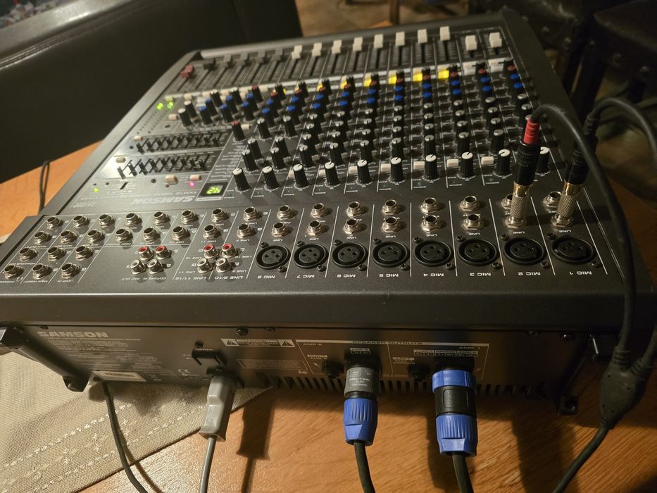 Mixer pasiv Soundcraft Spirit Fx8/Samson Txm16 activ/Yamaha mg10/2