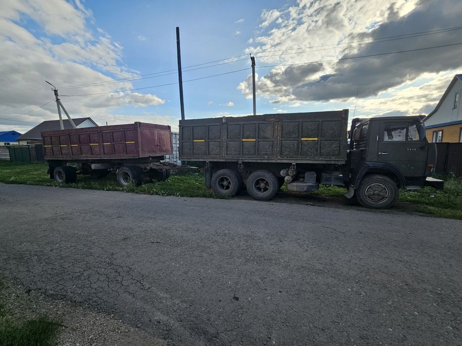 Камаз с прицепом