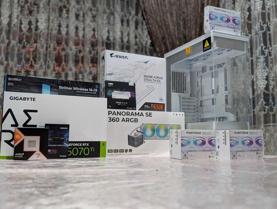 Топовая белая сборка в стиле минимализм-ПК 2025 PC