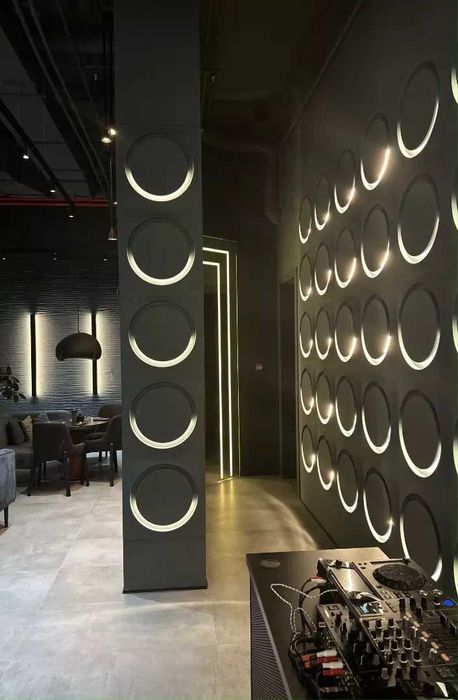 Декоративни 3D панели - 3д гипсови панели, облицовки за стени 0012