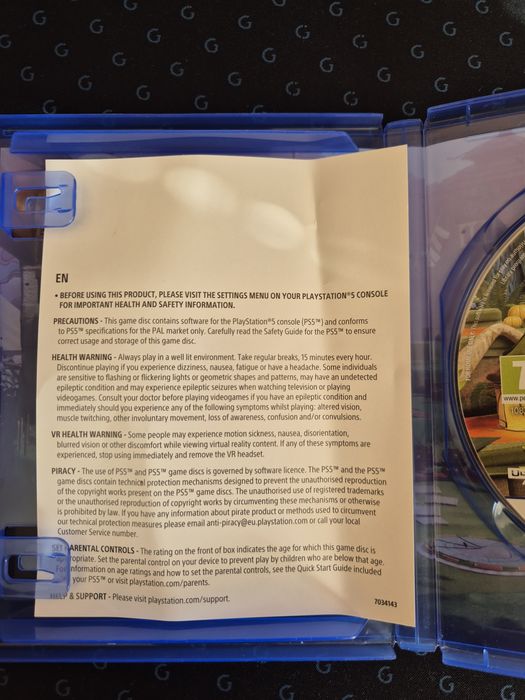 Продавам PS5 игри: Ratchet & Clank + Sackboy – Отлично състояние, 105