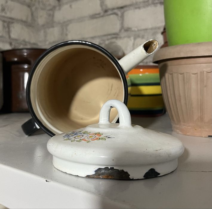 Бидон 3 литра эмалированный СССР