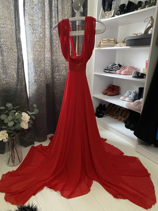 Rochie de seara din voal