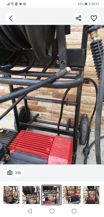 Rothenberger Машина за Отпушване на Канали 220V 3.4kw 170bar  Керамика