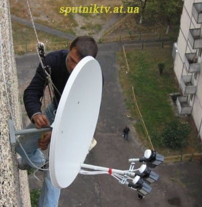 Установка антенн