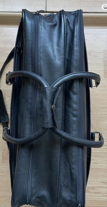 Geanta voiaj/transport/travel bag din piele naturala Qsv