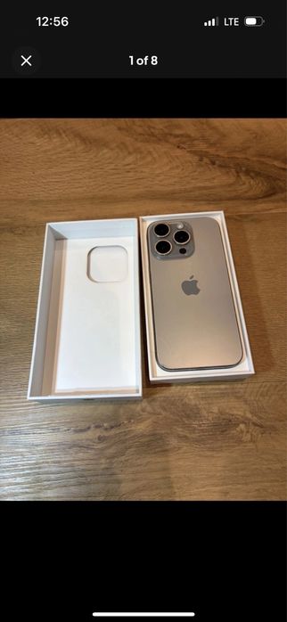 iPhone 15 pro Natural Titanium