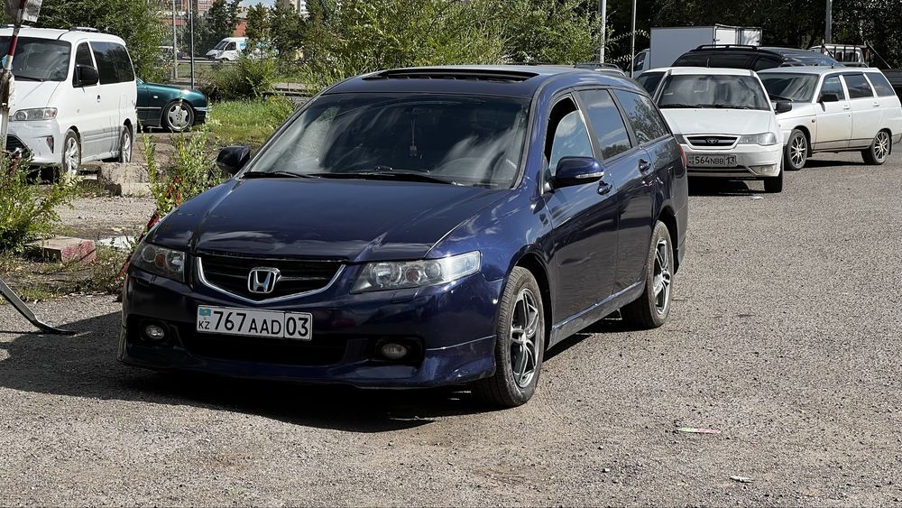бампер Honda Accord 7 в сборе с губой modulo